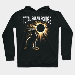 Solar Eclipse 2024 Shirt Total Eclipse April 8th 2024 Cat Hoodie